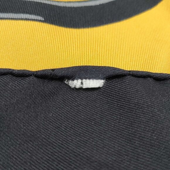 Hermès Brides De Gala Silk Scarf - Yellow & Black - Picture 6 of 6